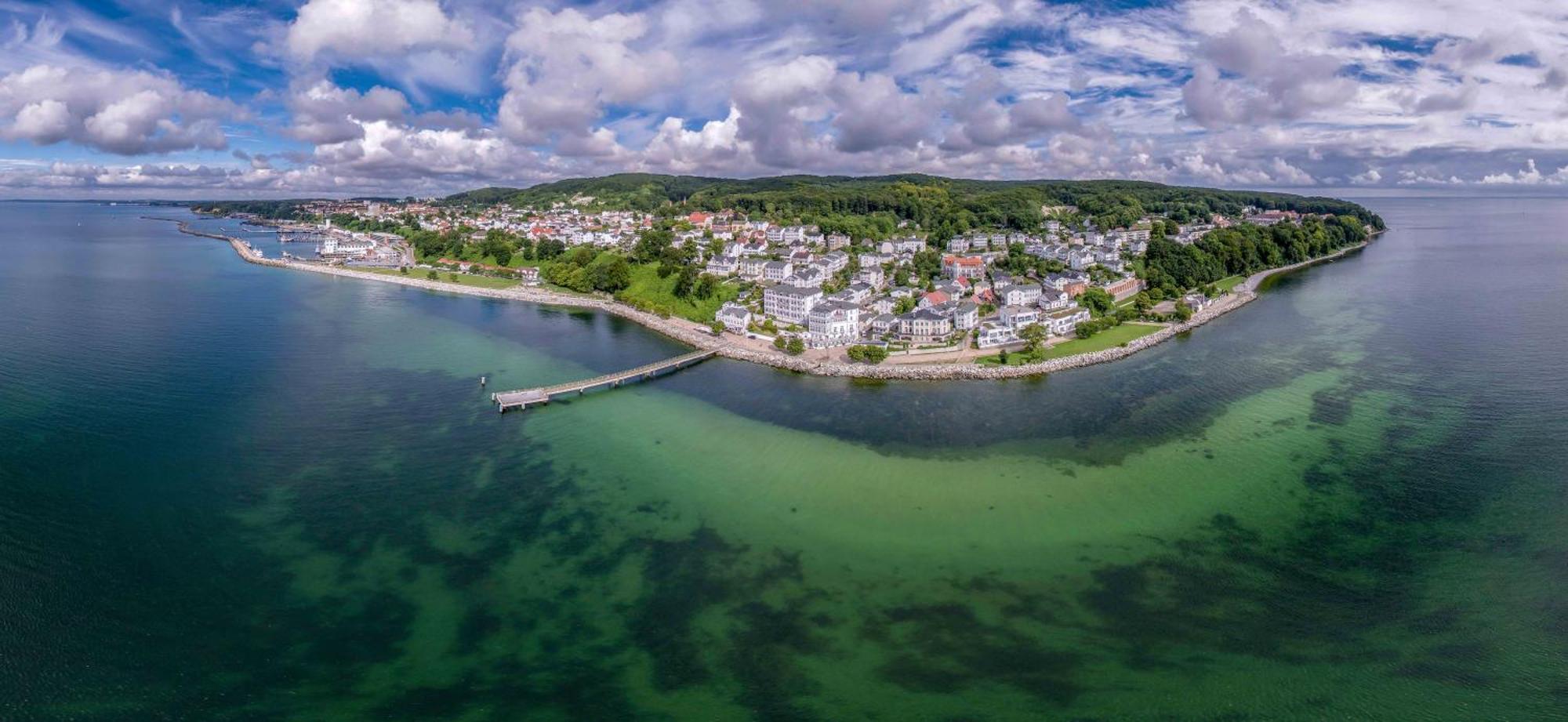 Villa Fernsicht - Wohnung Nr 1 - Mit Meerblick Sassnitz Kültér fotó