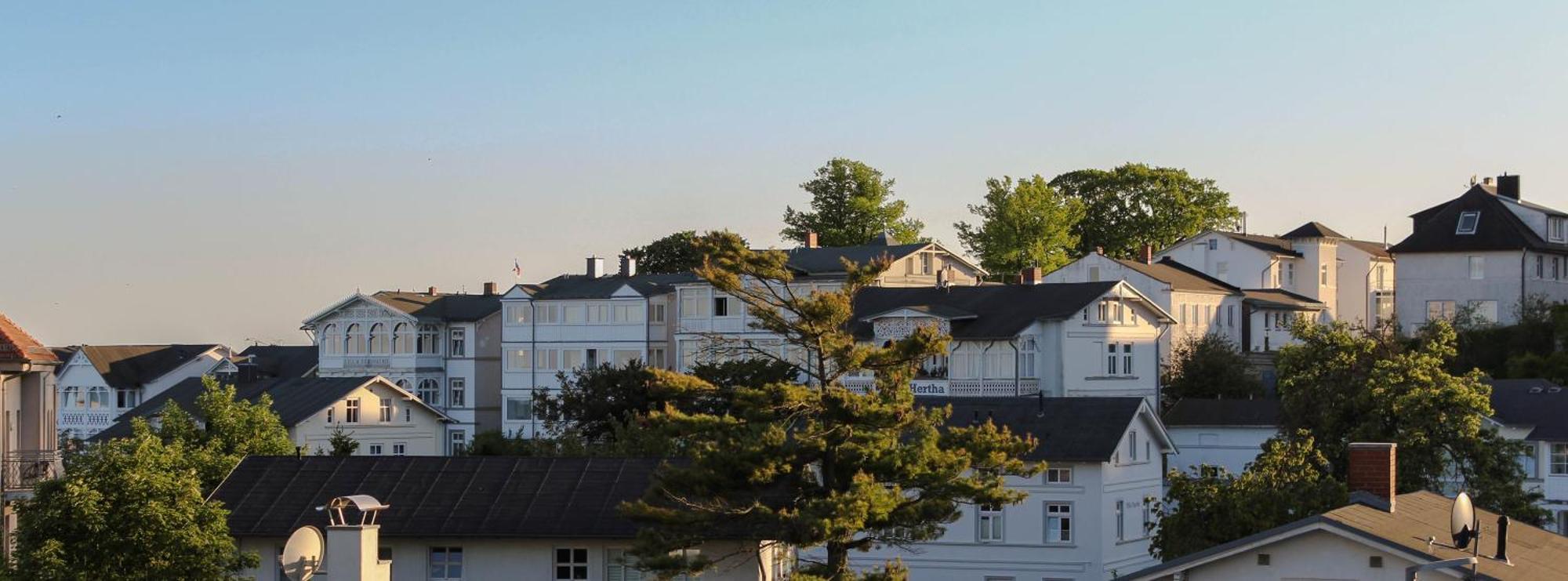 Villa Fernsicht - Wohnung Nr 1 - Mit Meerblick Sassnitz Kültér fotó