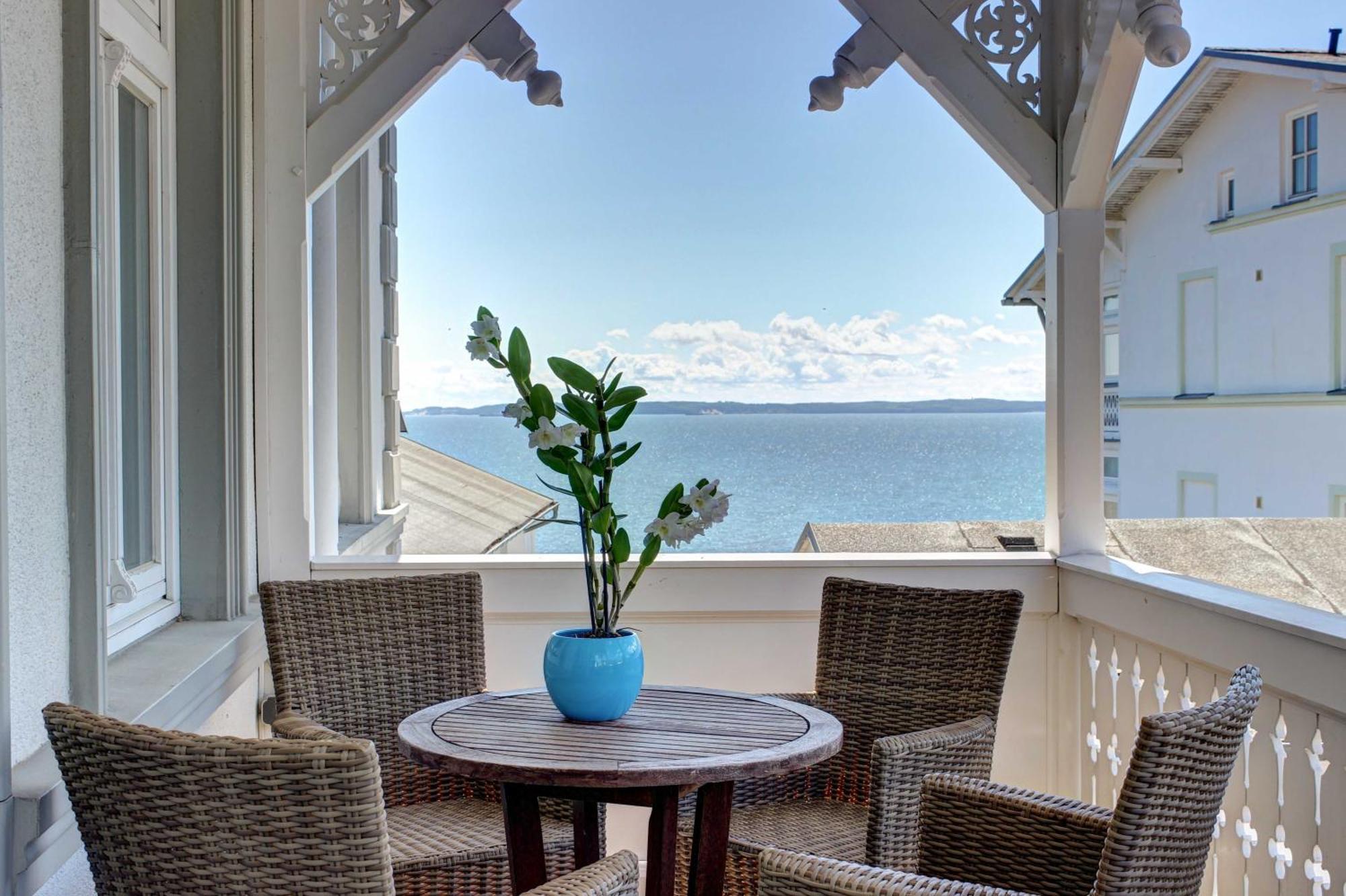 Villa Fernsicht - Wohnung Nr 1 - Mit Meerblick Sassnitz Kültér fotó