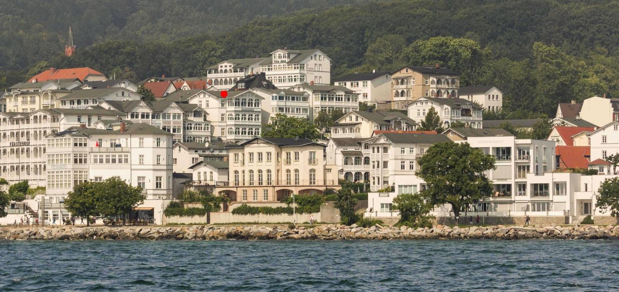 Villa Fernsicht - Wohnung Nr 1 - Mit Meerblick Sassnitz Kültér fotó