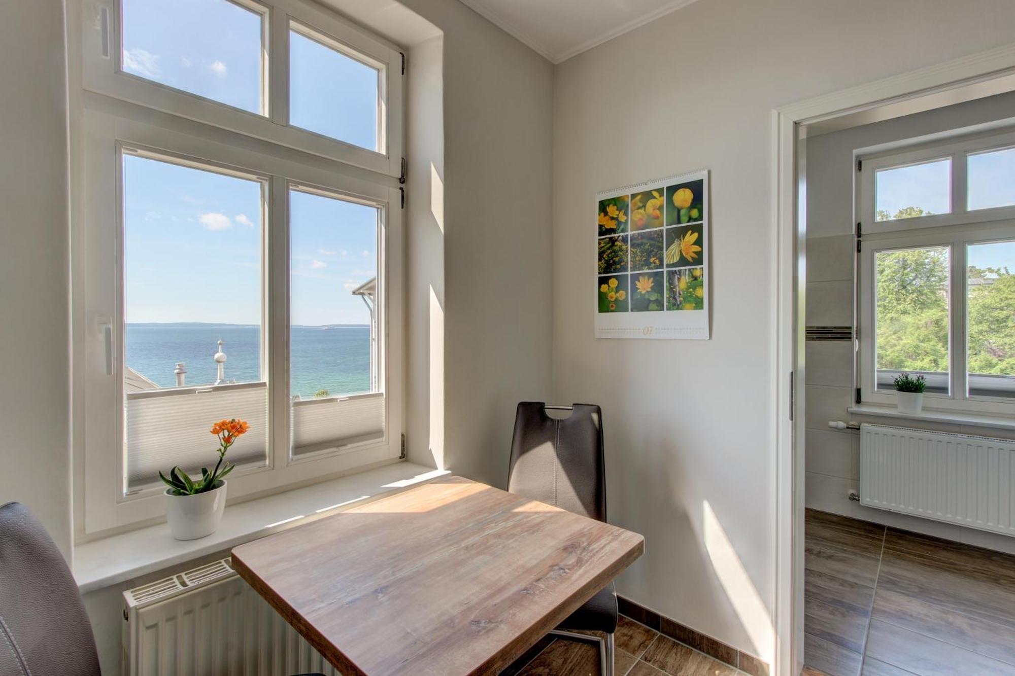 Villa Fernsicht - Wohnung Nr 1 - Mit Meerblick Sassnitz Kültér fotó